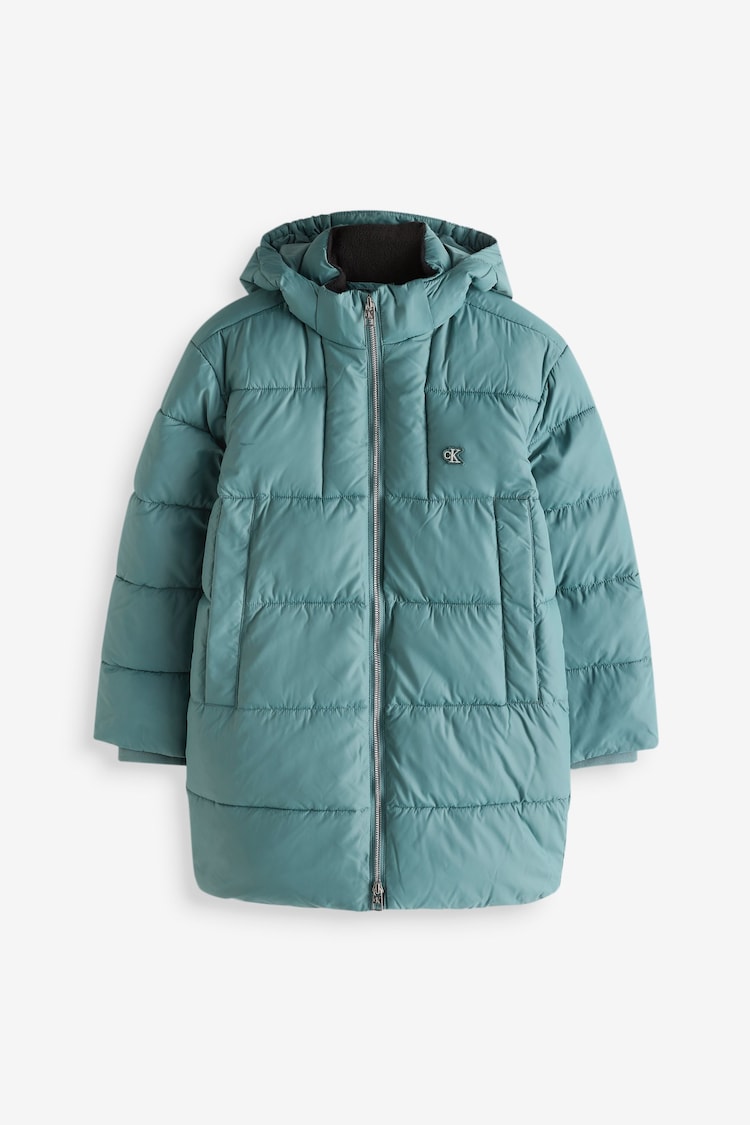 Calvin Klein Green Essential Parka Puffer - Image 5 of 5