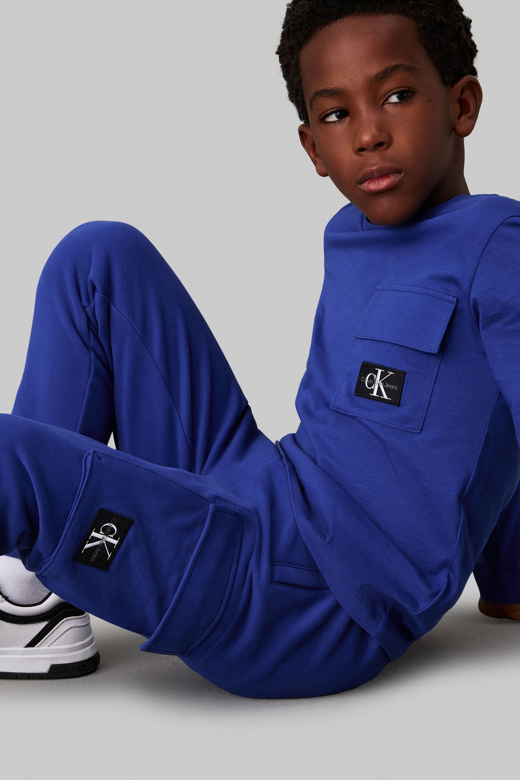 Calvin klein blue joggers on sale