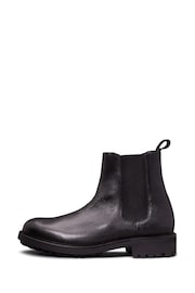 Calvin Klein Black Chelsea Leather Boots - Image 2 of 8