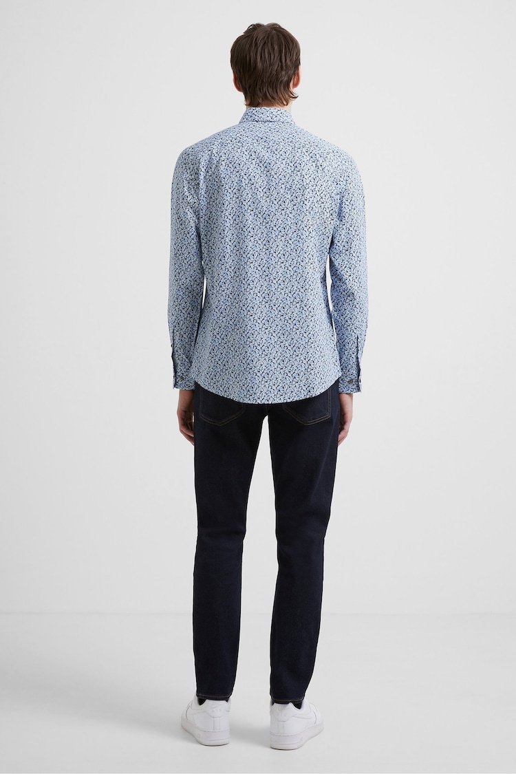 French Connection Blue Prem Floral Shirt - Image 2 of 3