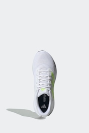 adidas White/Lemon Response Running Trainers - Image 5 of 8