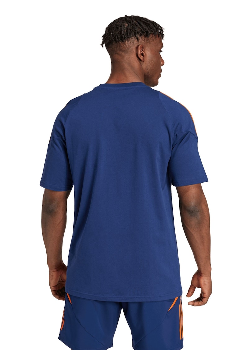 adidas Blue Juventus Training T-Shirt - Image 1 of 1