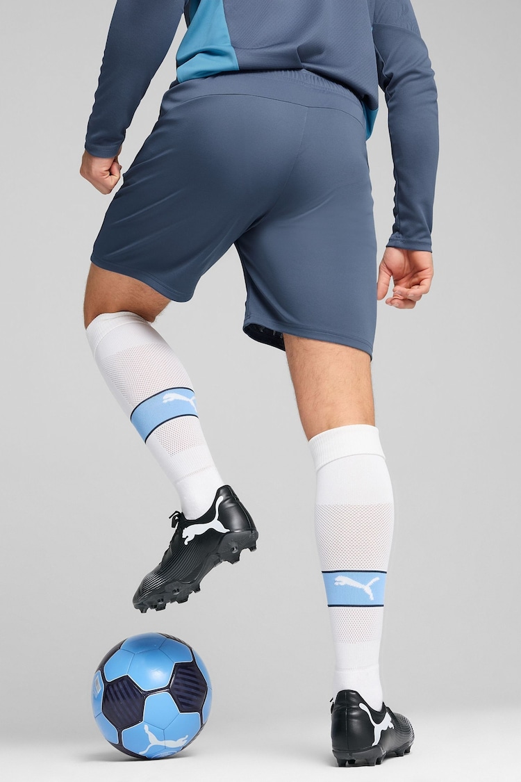 Puma Blue Manchester City Training Shorts - Image 2 of 2