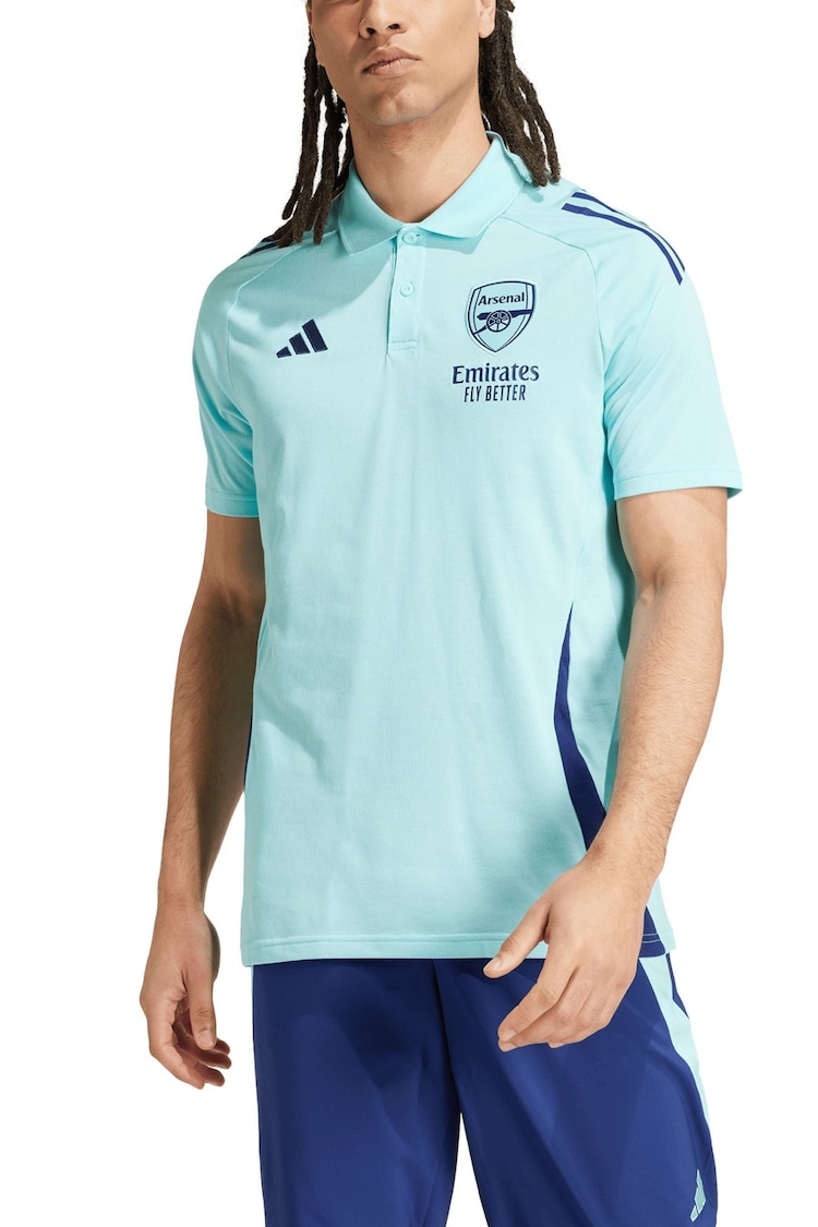 adidas Blue Arsenal Training Polo Shirt - Image 1 of 4