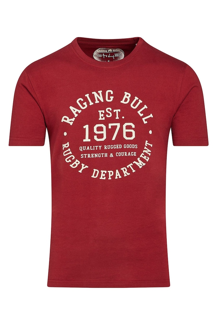 Raging Bull Red Rugby Dept. T-Shirt - Image 5 of 5