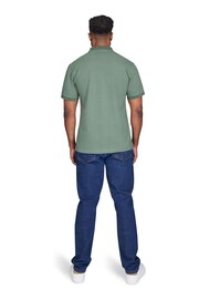 Raging Bull Green Tonal Embroidered Pique Polo Shirt - Image 2 of 6