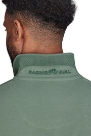 Raging Bull Green Tonal Embroidered Pique Polo Shirt - Image 5 of 6