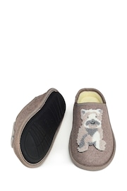 Radley London Cream Friends Embroidered Slipper Mules - Image 4 of 4