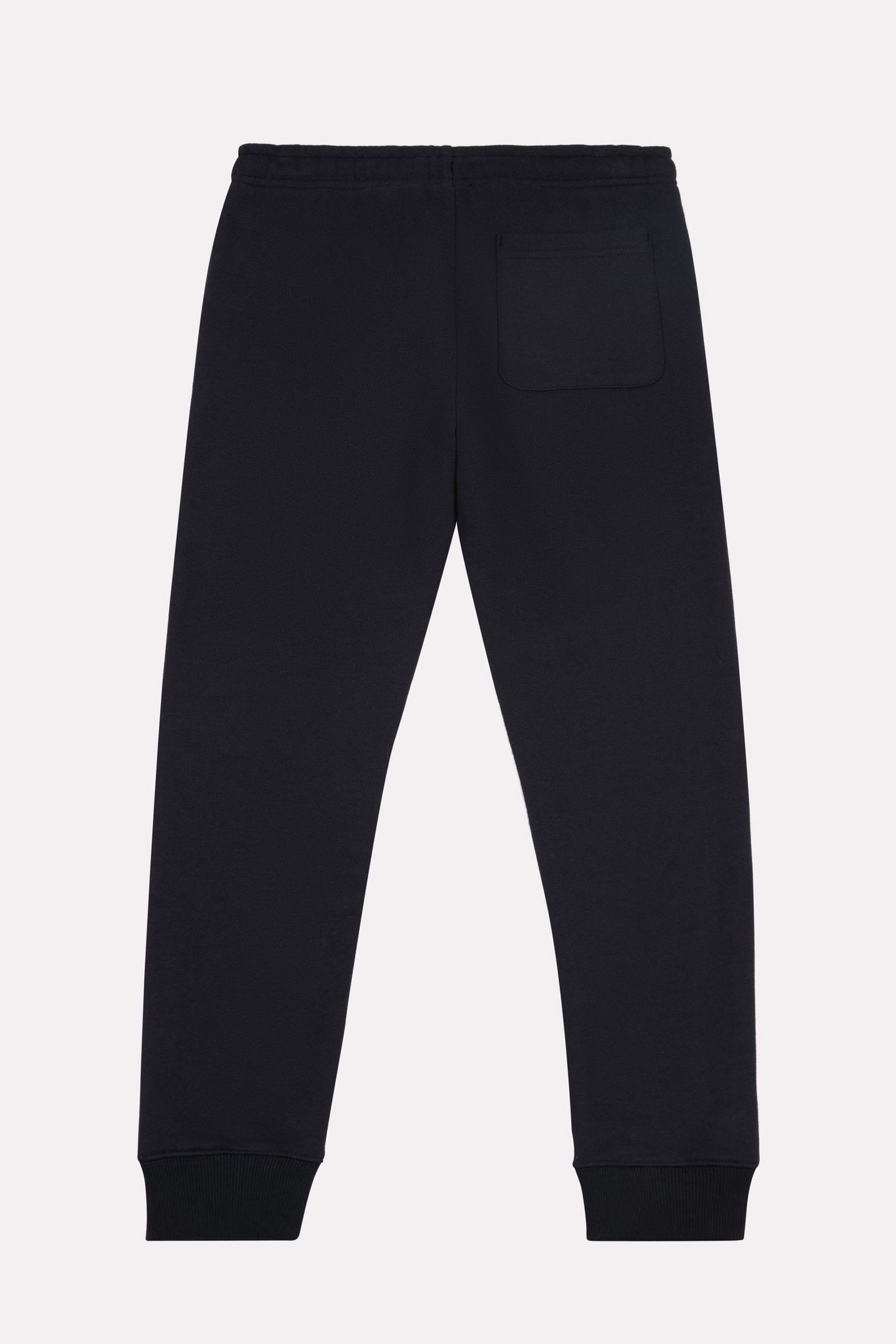 Kids plain black joggers clearance