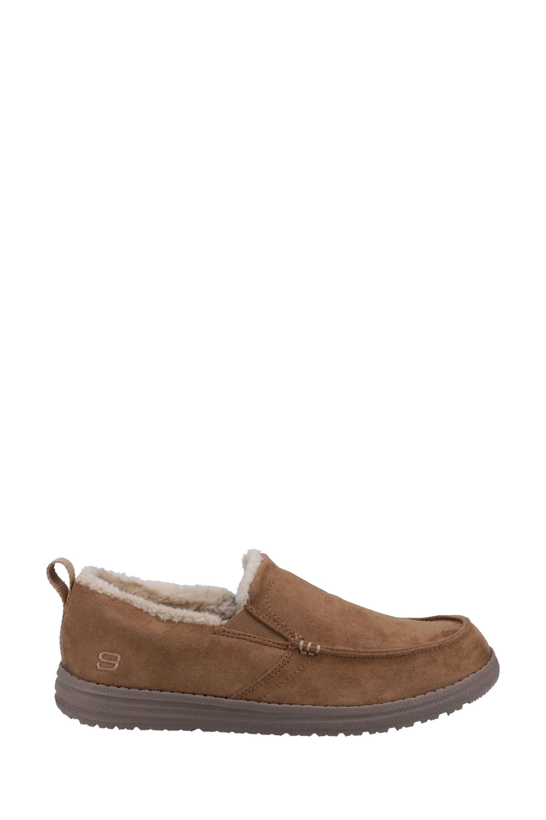 Buy Skechers Natural Relaxed Fit Melson Willmore Slippers from the Next UK online shop