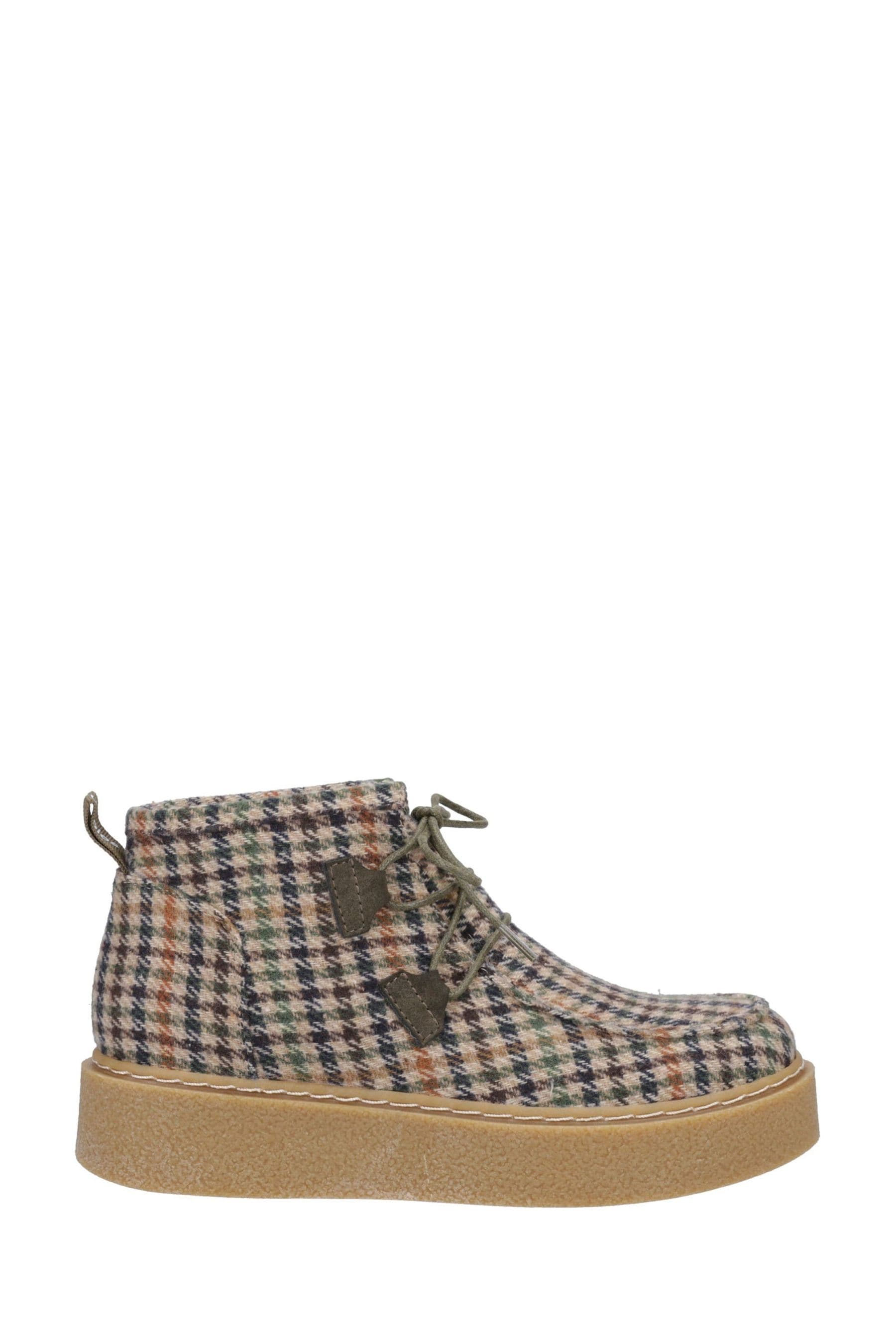 Plaid booties clearance