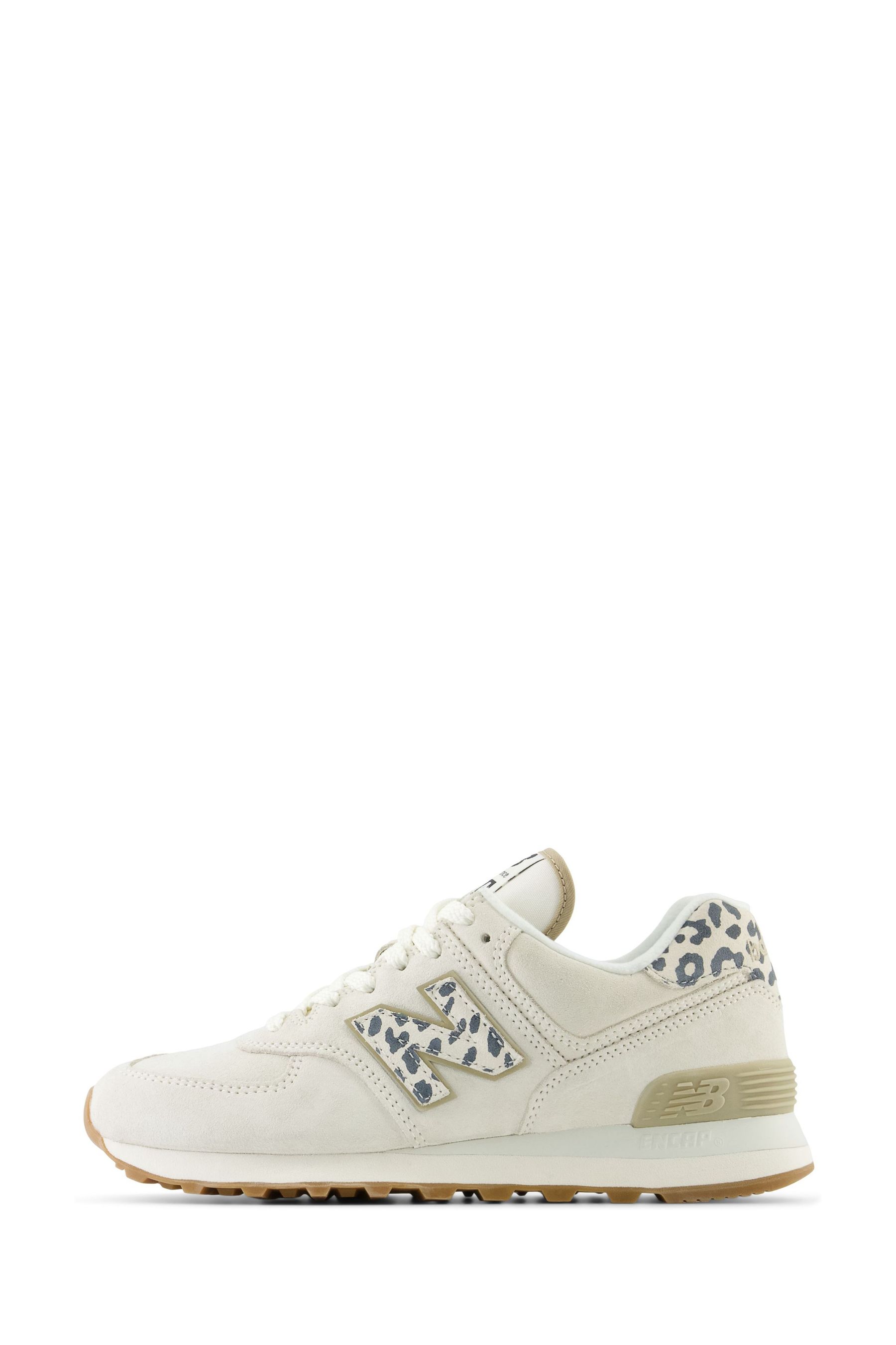 Buy New Balance Cream Black Womens 574 Trainers from Next Belgium