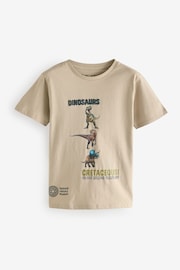 Stone Natural History Museum Short Sleeve 100% Cotton T-Shirt (3-16yrs) - Image 1 of 6