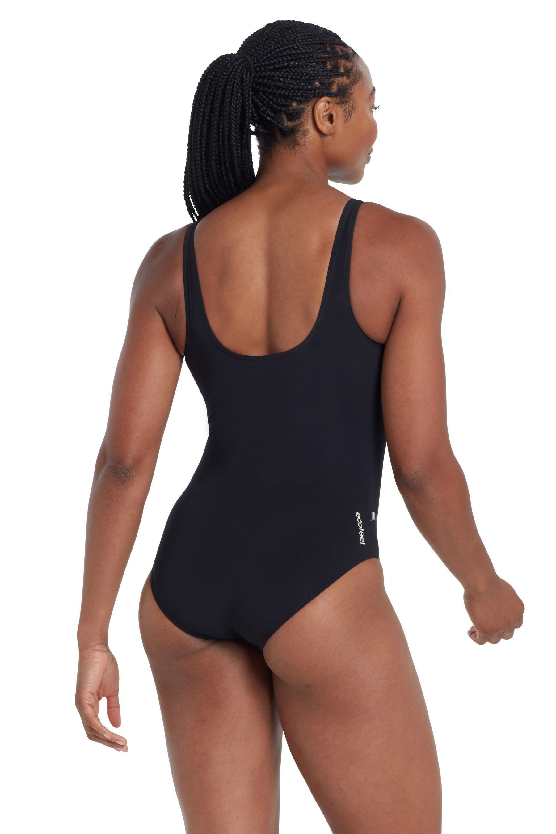 Zoggs black swimsuit outlet