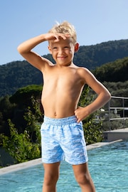 Zoggs Blue Fish Fever Water Shorts - Image 4 of 6