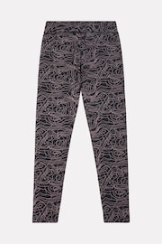 New Balance Black Girls AOP Jersey Leggings - Image 7 of 8