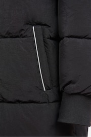 New Balance Black Girls NB Longline Puffer Coat - Image 7 of 7