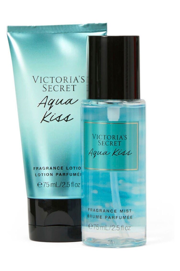 Victoria's Secret Aqua Kiss 2 Piece Body Mist and Lotion Gift Set - Image 2 of 2