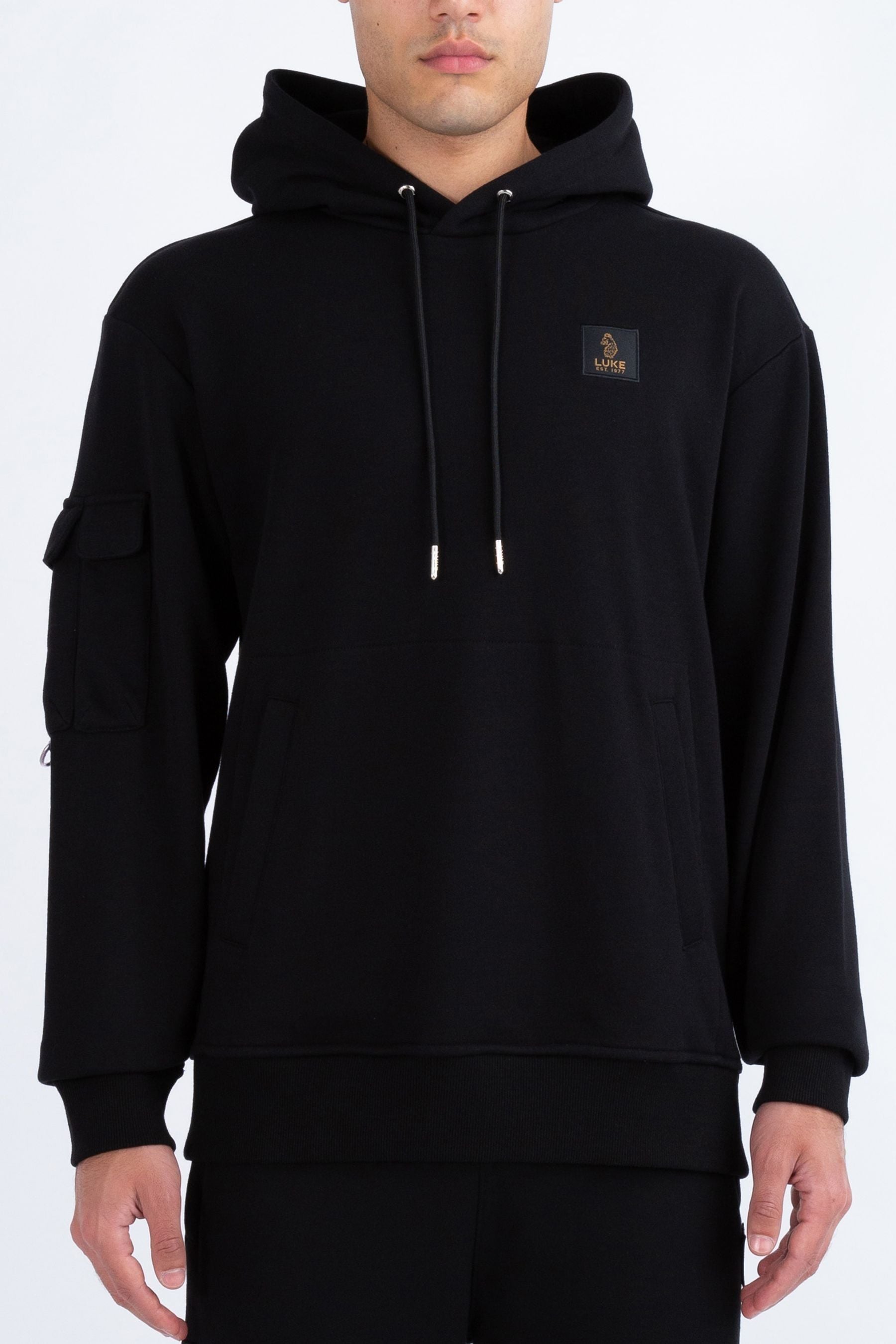 Luke black hoodie hot sale