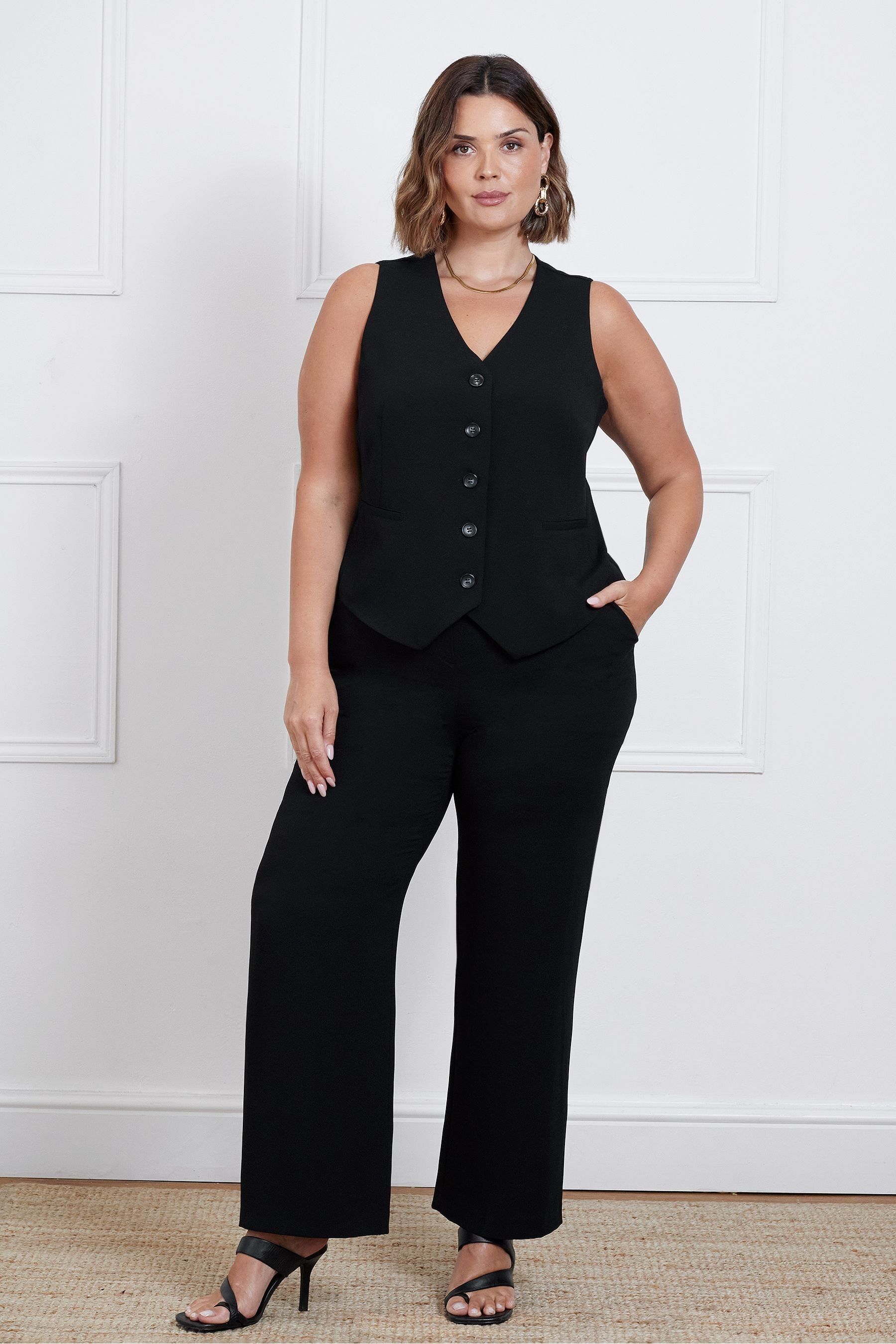 Plus size wide leg trousers uk best sale