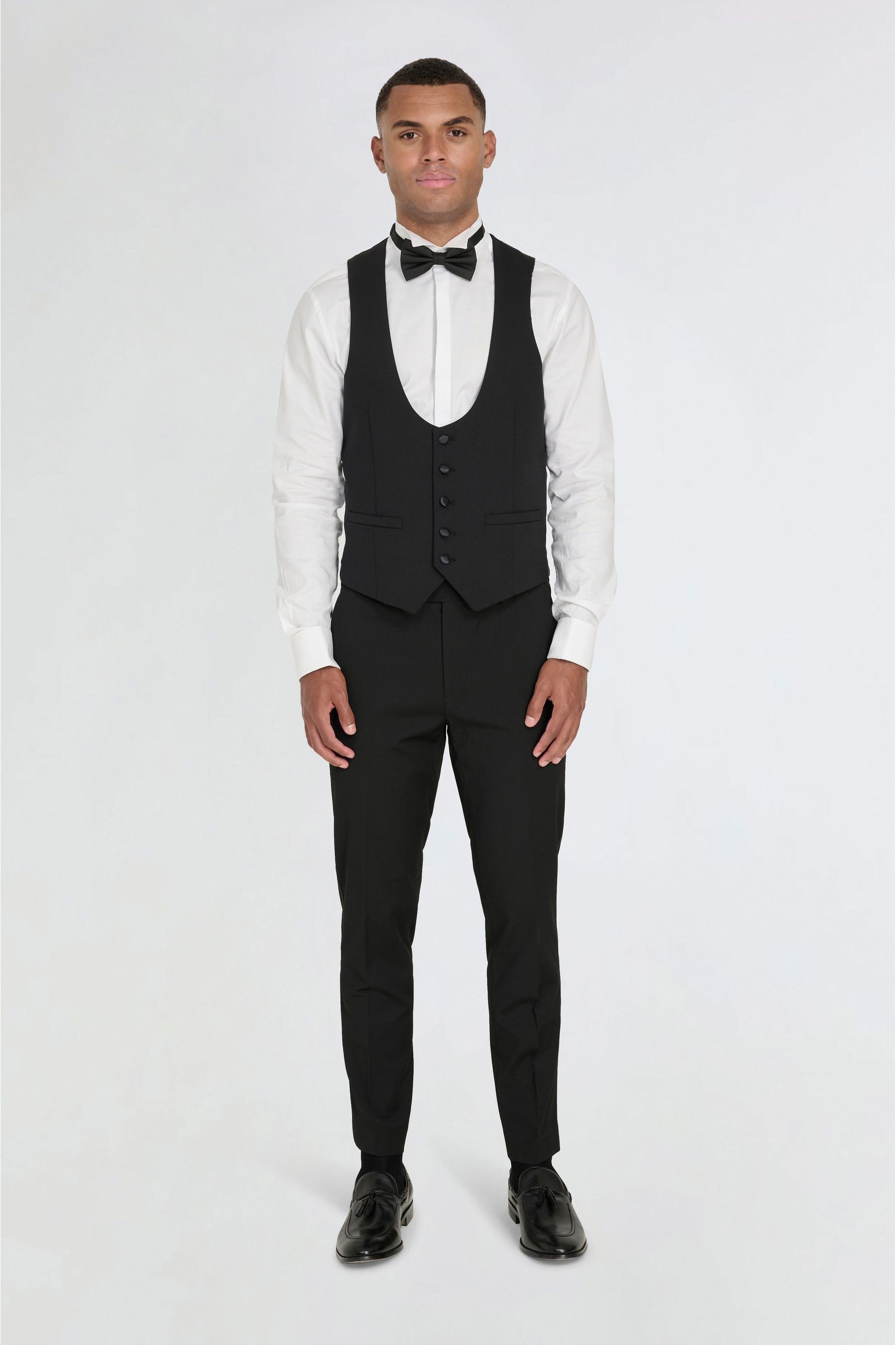 Black dinner waistcoat discount