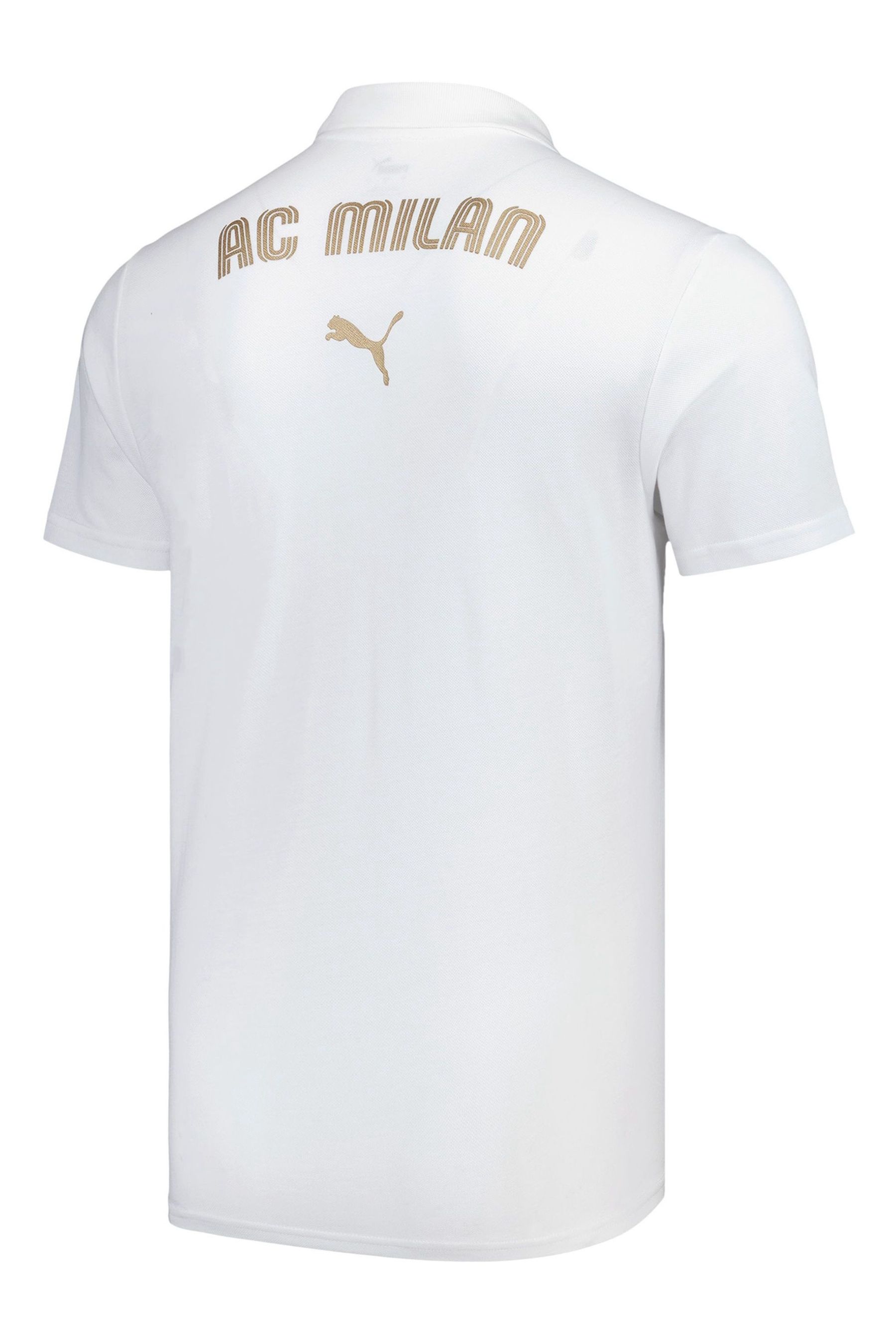 Buy Puma White AC Milan Casuals Polo Shirt from the Next UK online shop
