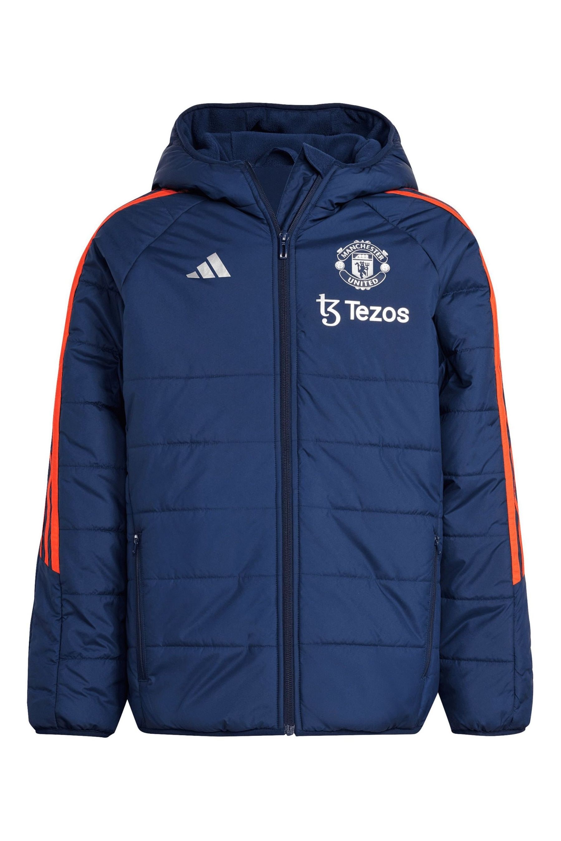 Buy adidas Blue Kids Manchester United Training Winter Jacket from Next Luxembourg