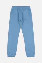 New Balance Blue Small Boys Brush Back Logo Joggers - Image 7 of 8