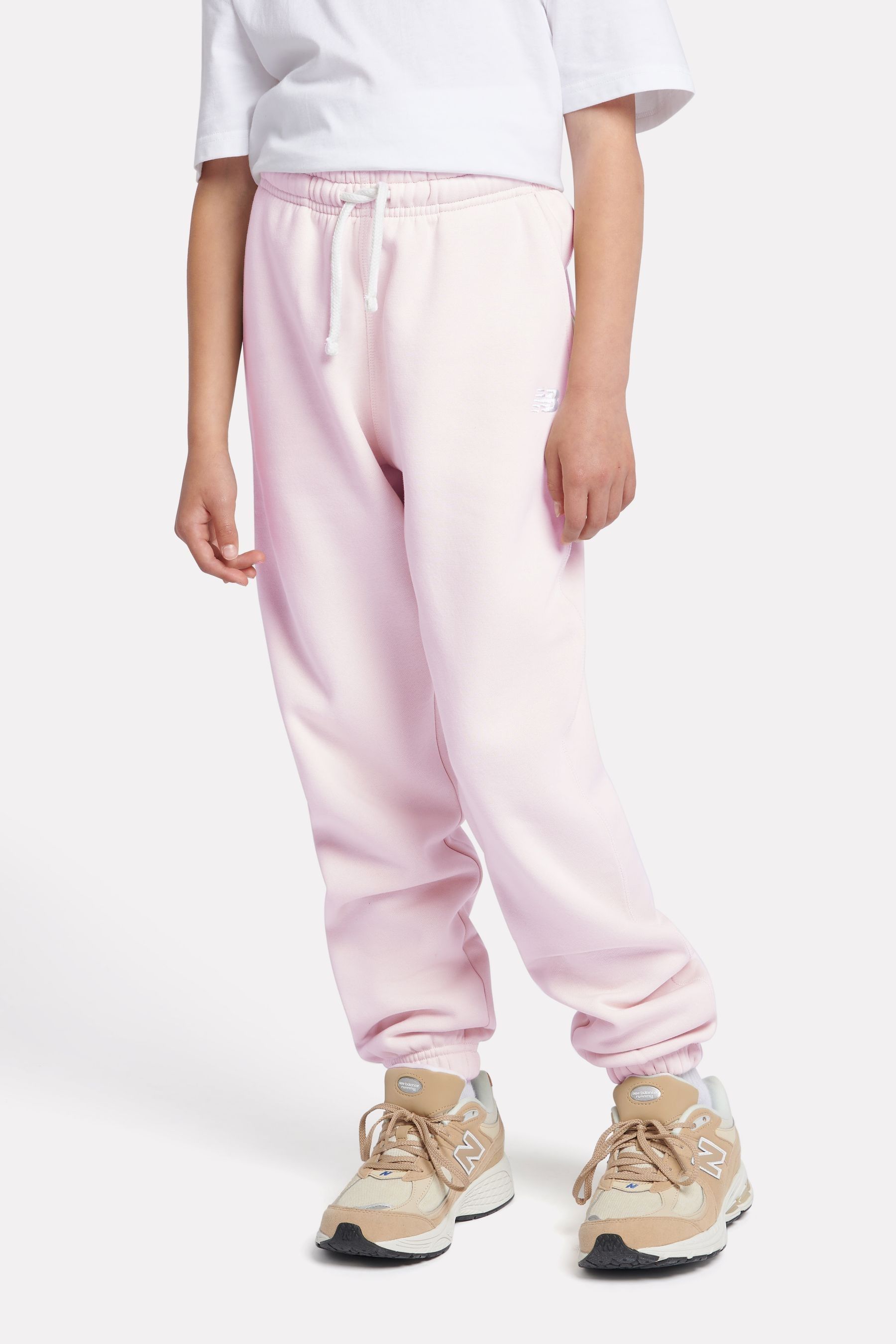 New Balance Pink Girls Small Brush Back Logo Joggers pink price in Dubai UAE Compare Prices
