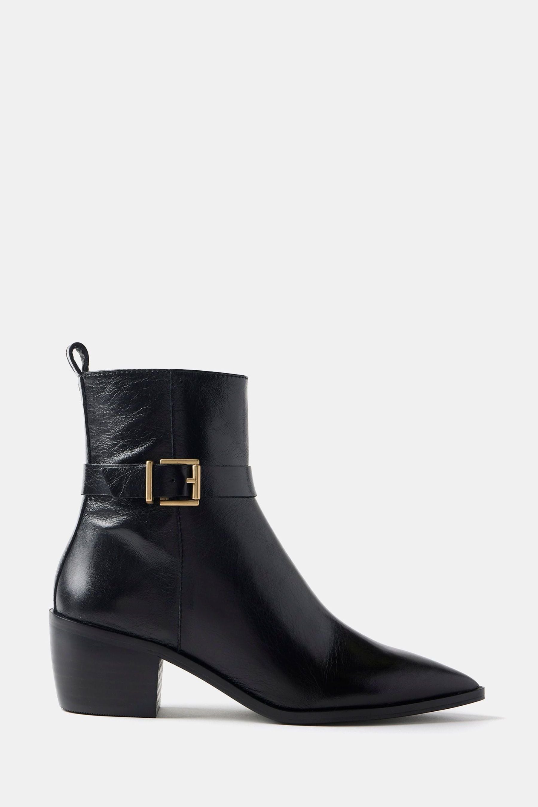 Velvet chunky heel boots top