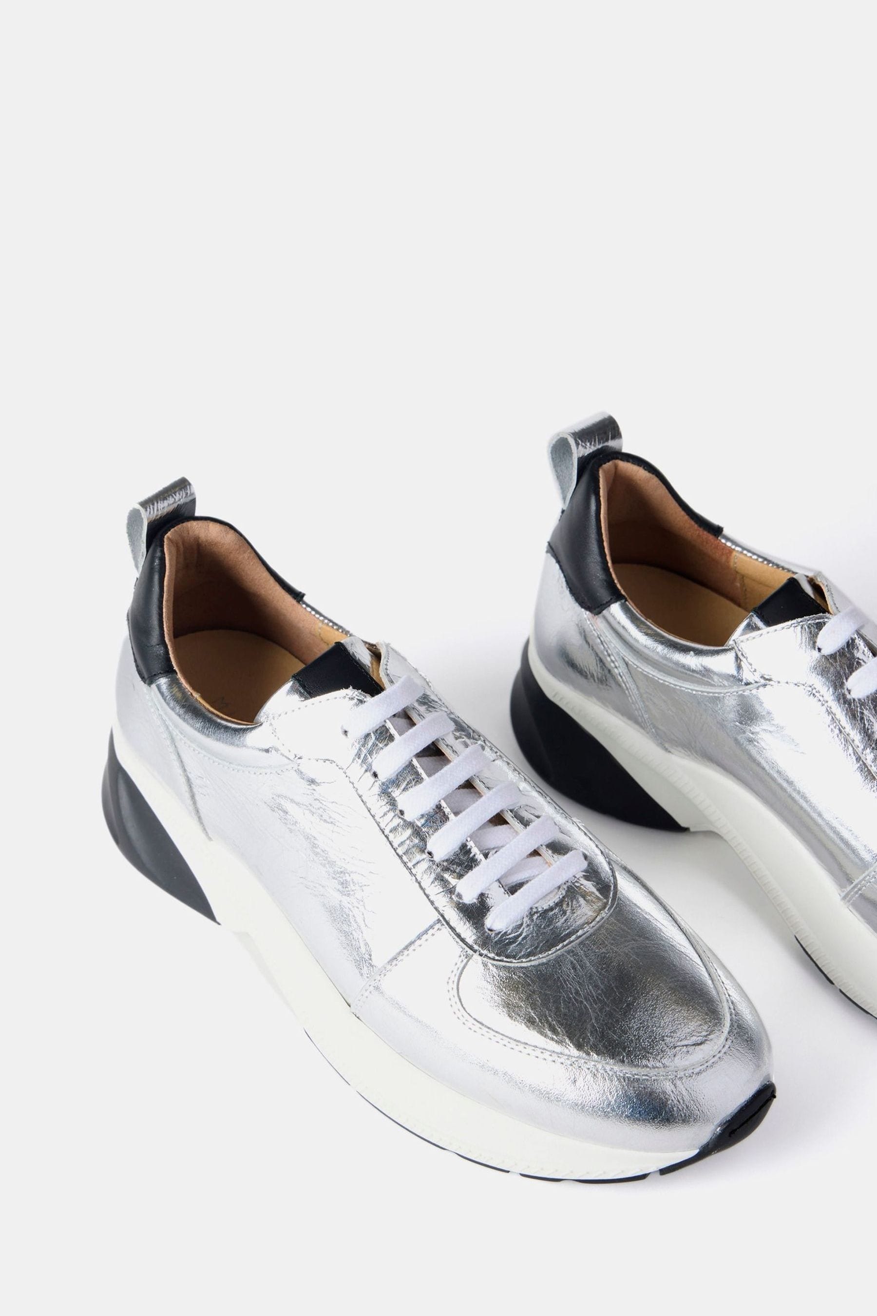 Mint velvet silver shoes sale