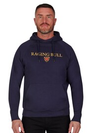 Raging Bull Blue Chest Crest Hoodie - Image 1 of 5