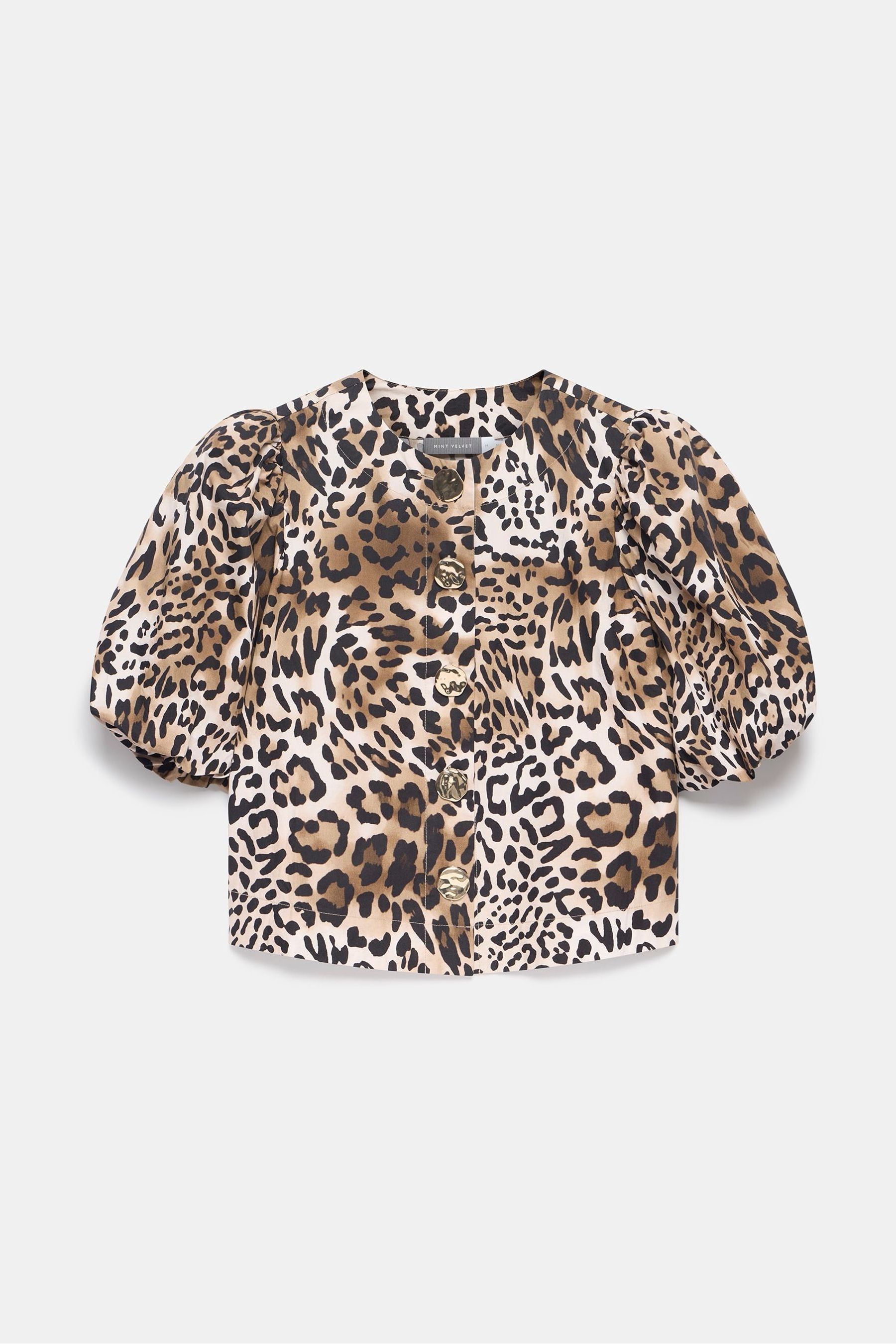 Mint velvet leopard print blouse new arrivals