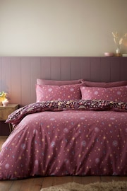 Catherine Lansfield Plum Enchanted Twilight Animals Duvet Cover Set - Image 2 of 5