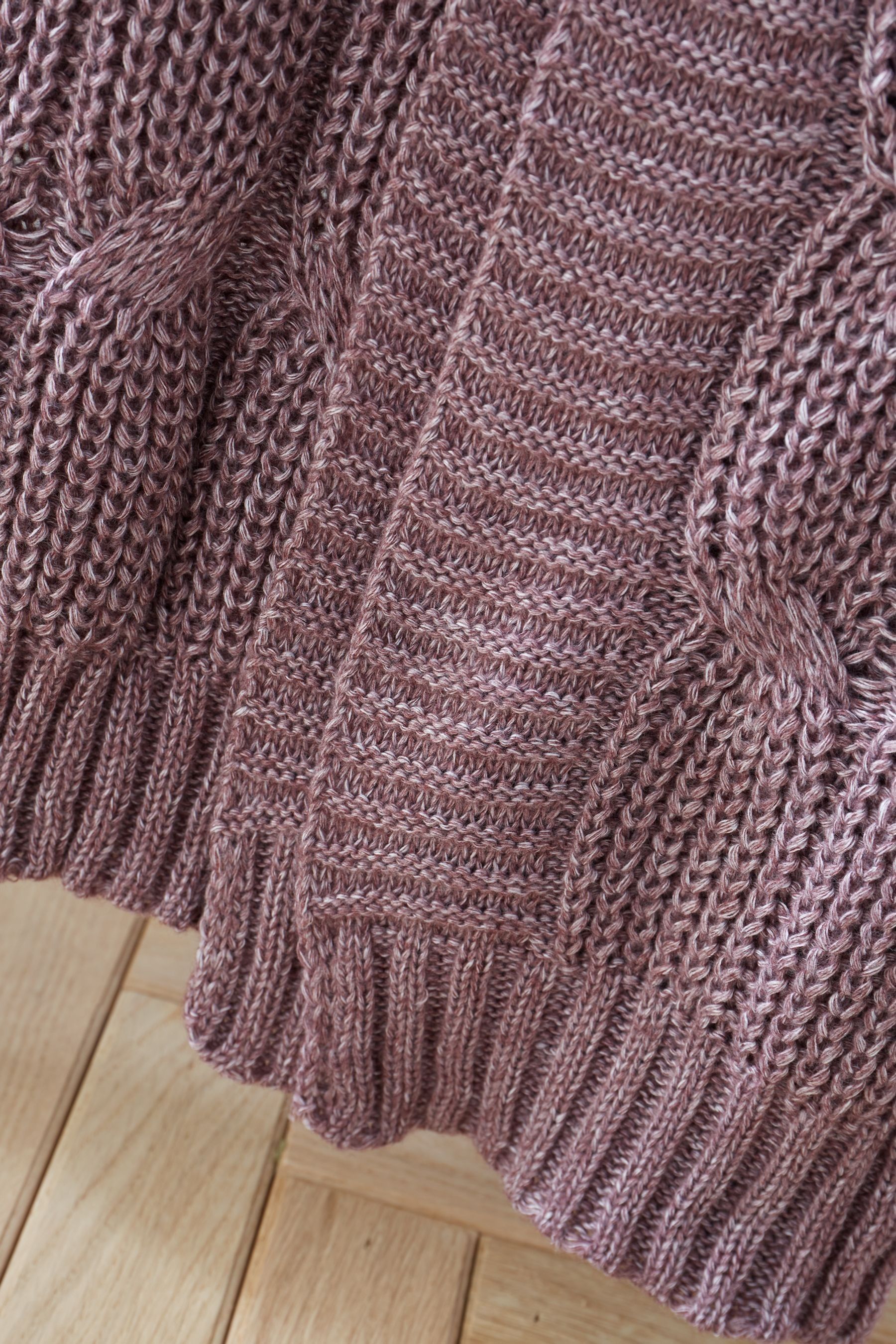 Buy Catherine Lansfield Plum Chunky Marl Knit Cosy Throw from Next Canada