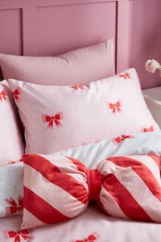 Sassy B Pink Dotty Bows So Soft Reversible Duvet Cover Set - Image 3 of 4