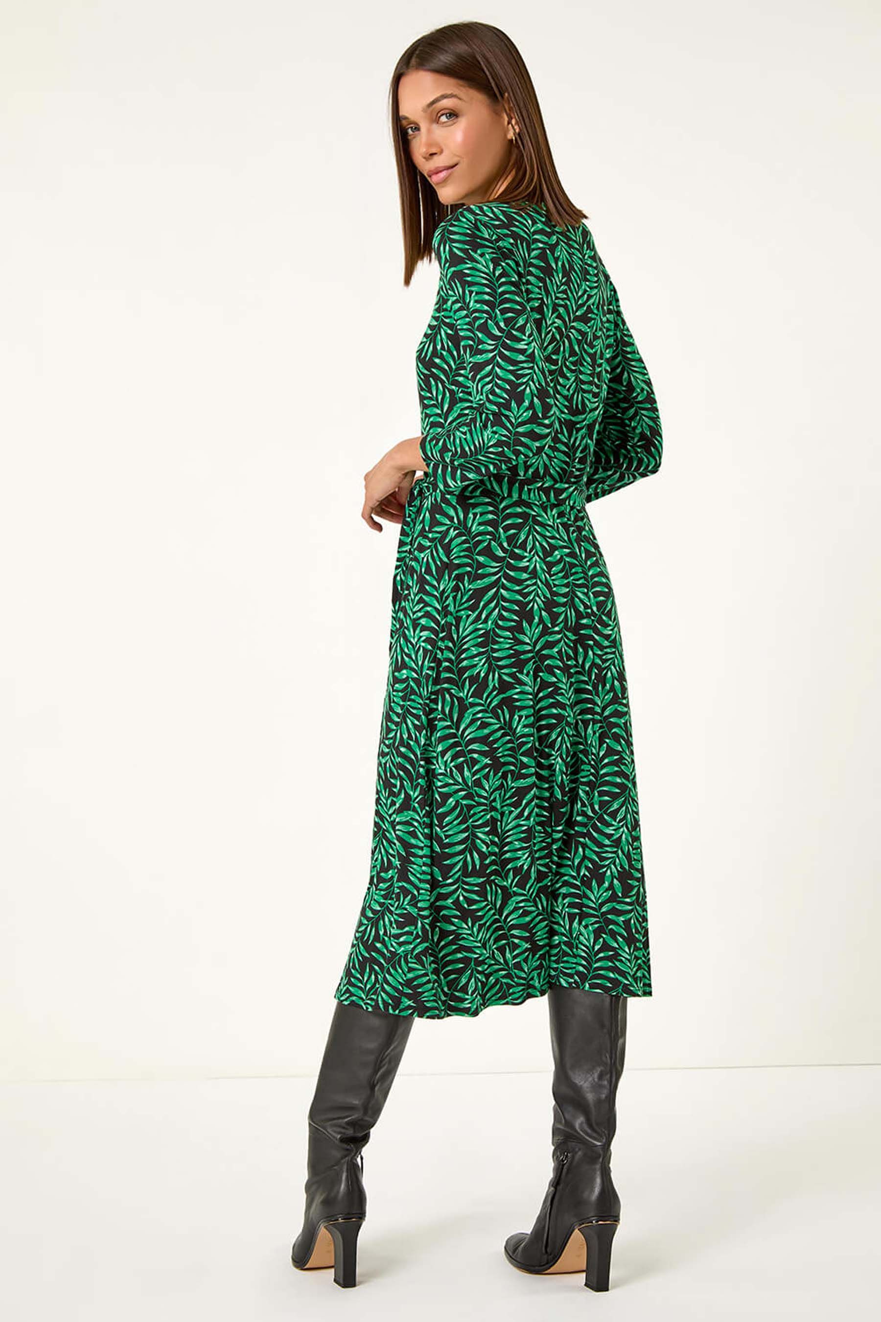 Roman green dress online