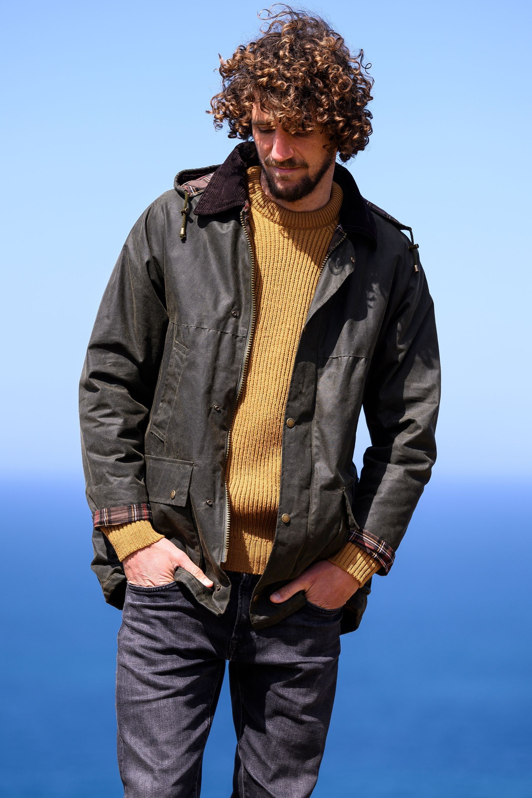 Mens 100 cotton jacket discount