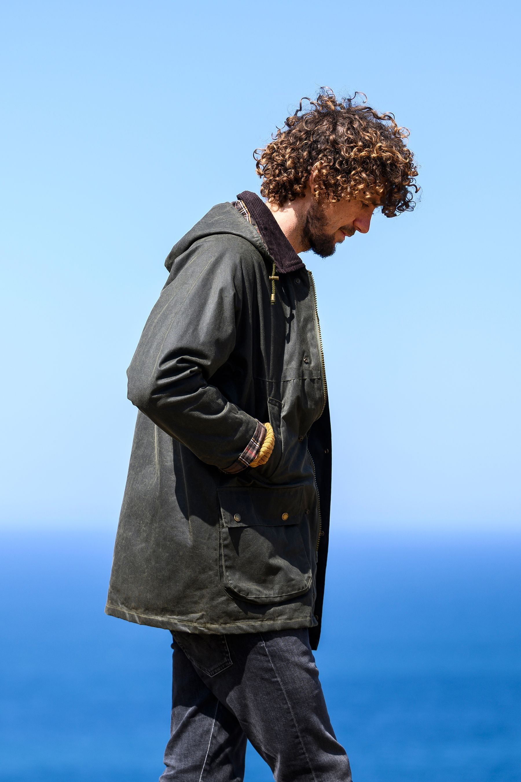 Mens 100 cotton jacket cheap