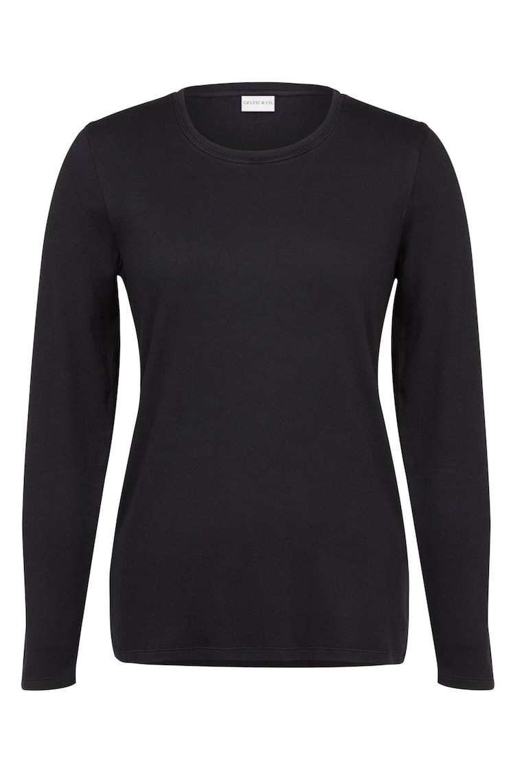 Celtic & Co. Long Sleeve Black T-Shirt - Image 2 of 4