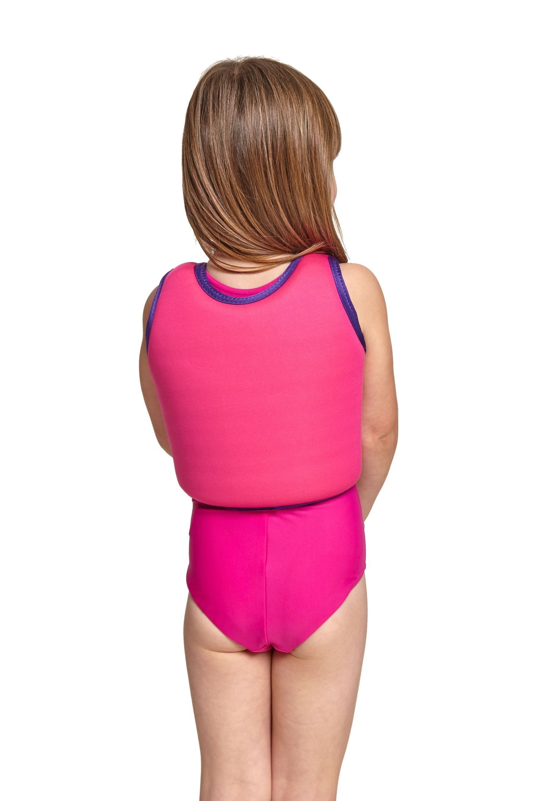 Zoggs pink swim jacket discount