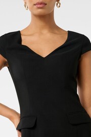 Forever New Black Layla  Sleeves Mini Dress - Image 3 of 5