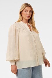 Forever New Natural Leo Curve Soft Stripe Blouse - Image 4 of 5