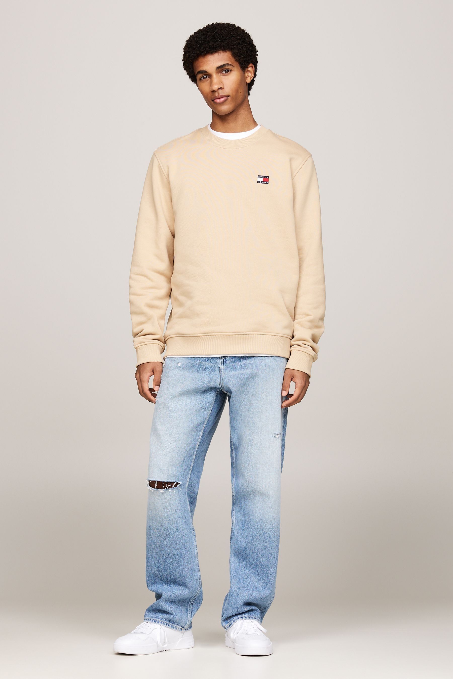 Tommy jeans crew neck sweatshirt outlet