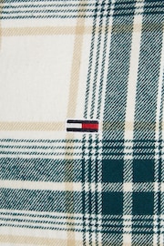 Tommy Jeans Regular Fit Blue Check Flannel Shirt - Image 6 of 6