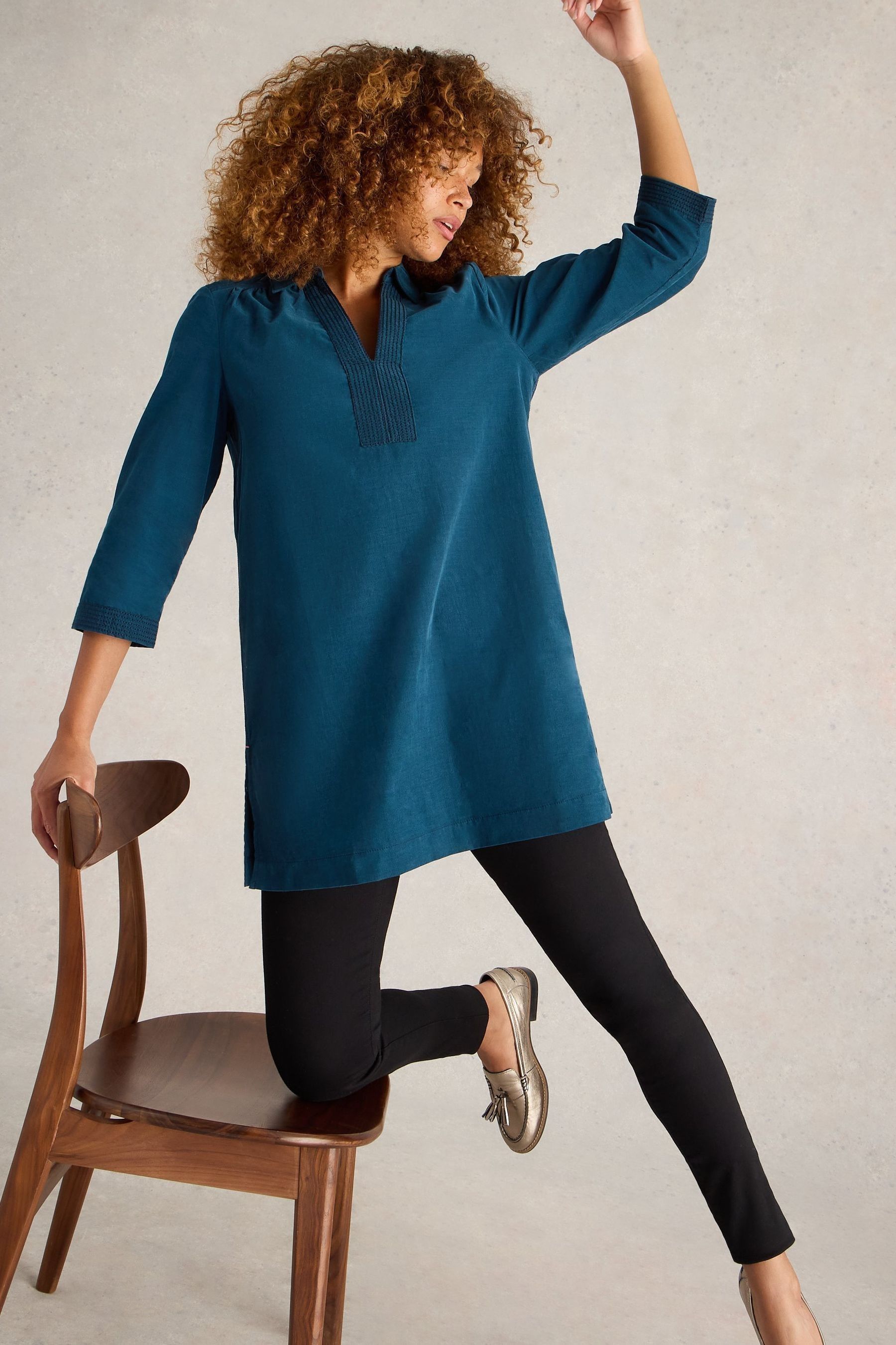 White Stuff Green Blaire Co ord Tunic