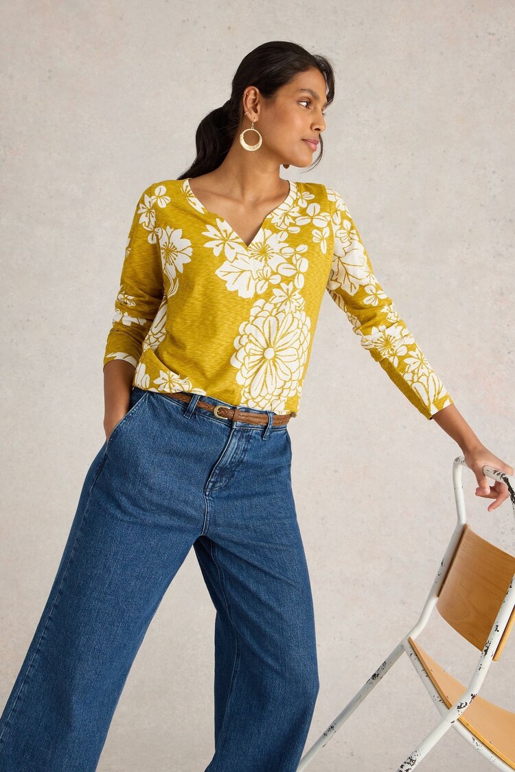 Buy White Stuff Yellow Nelly TShirt from Next Australia