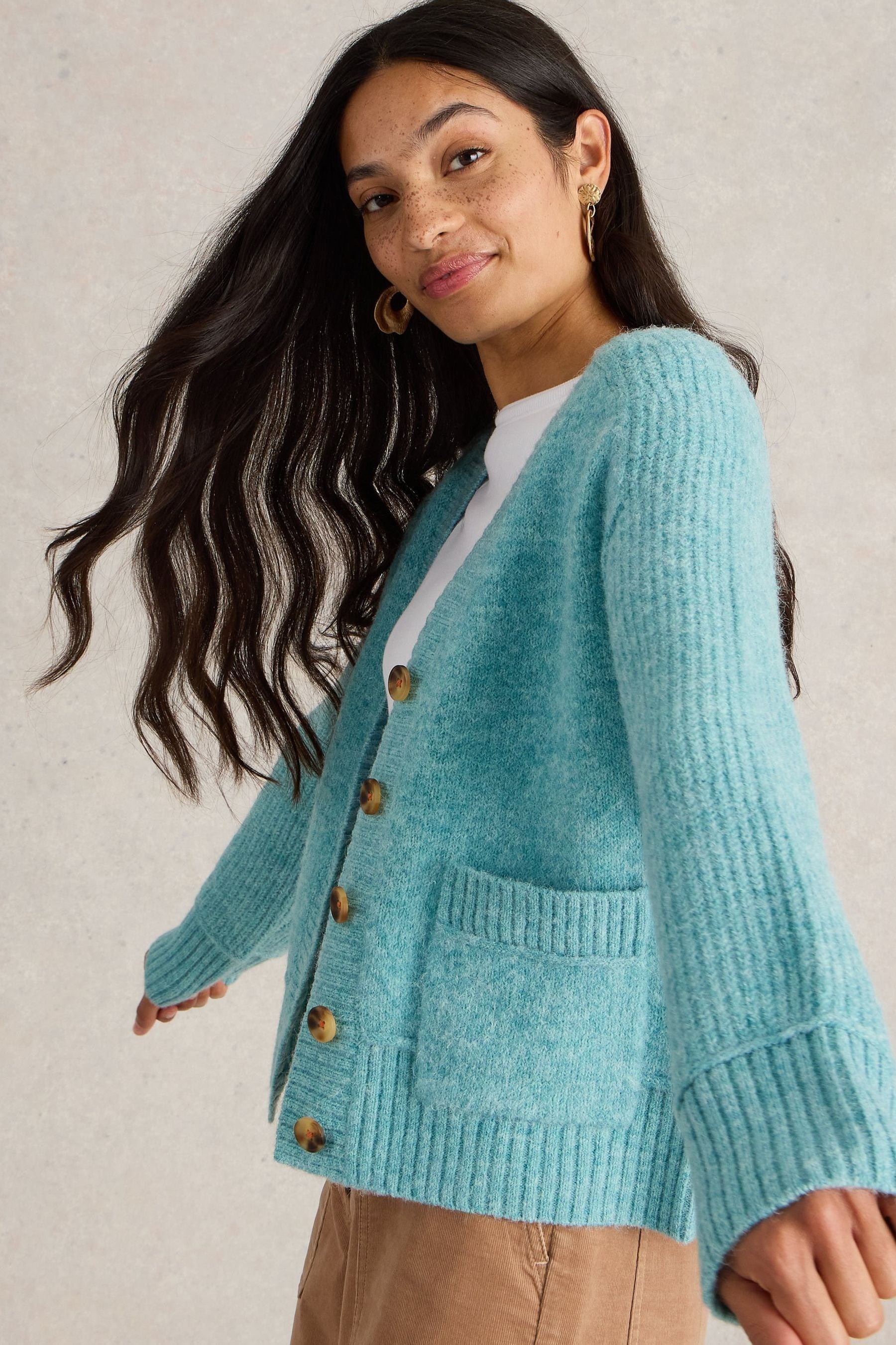 White stuff blue cardigan hot sale