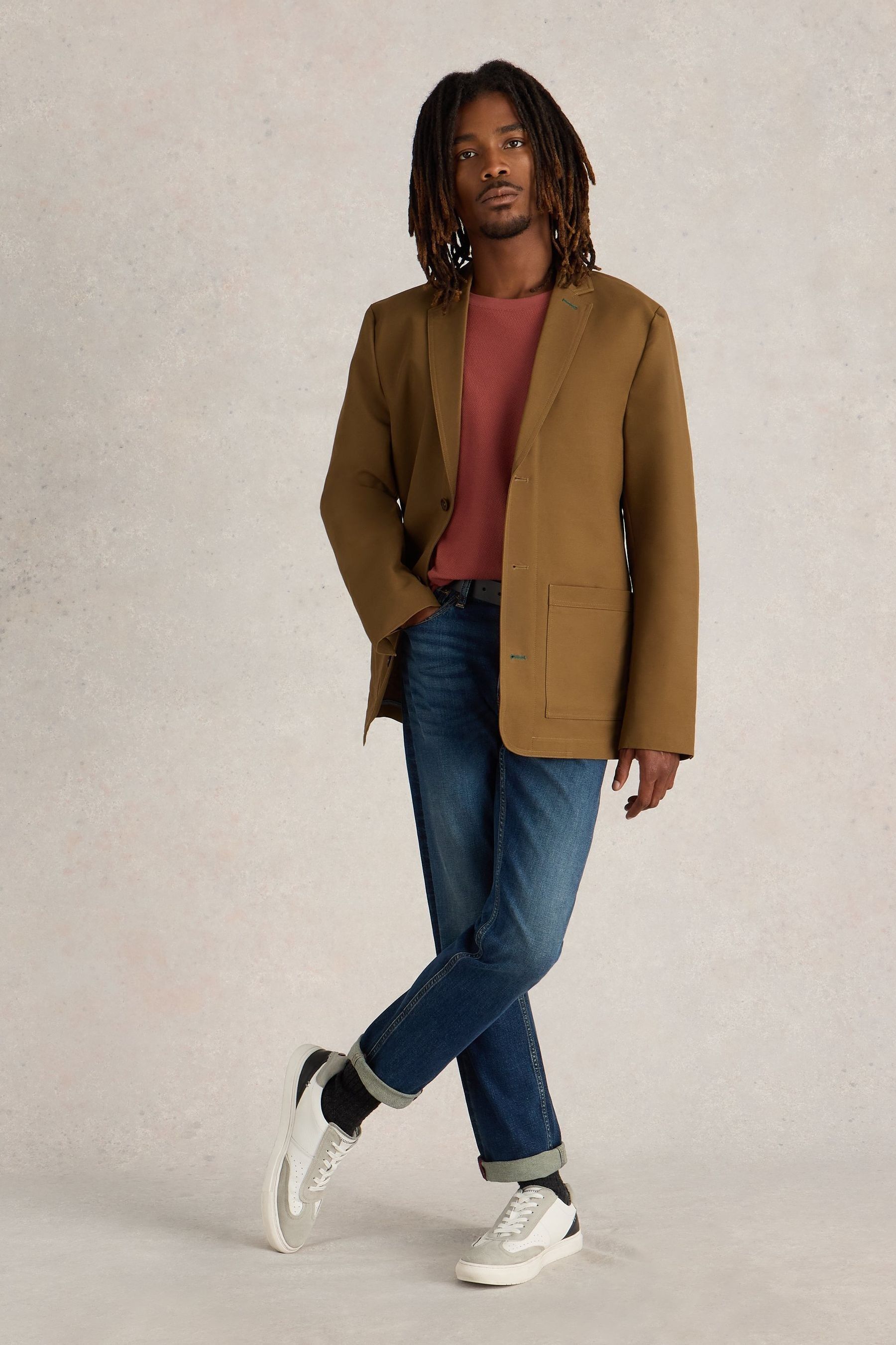 Buy White Stuff Brown Chiltern 100 Cotton Blazer from Next Canada