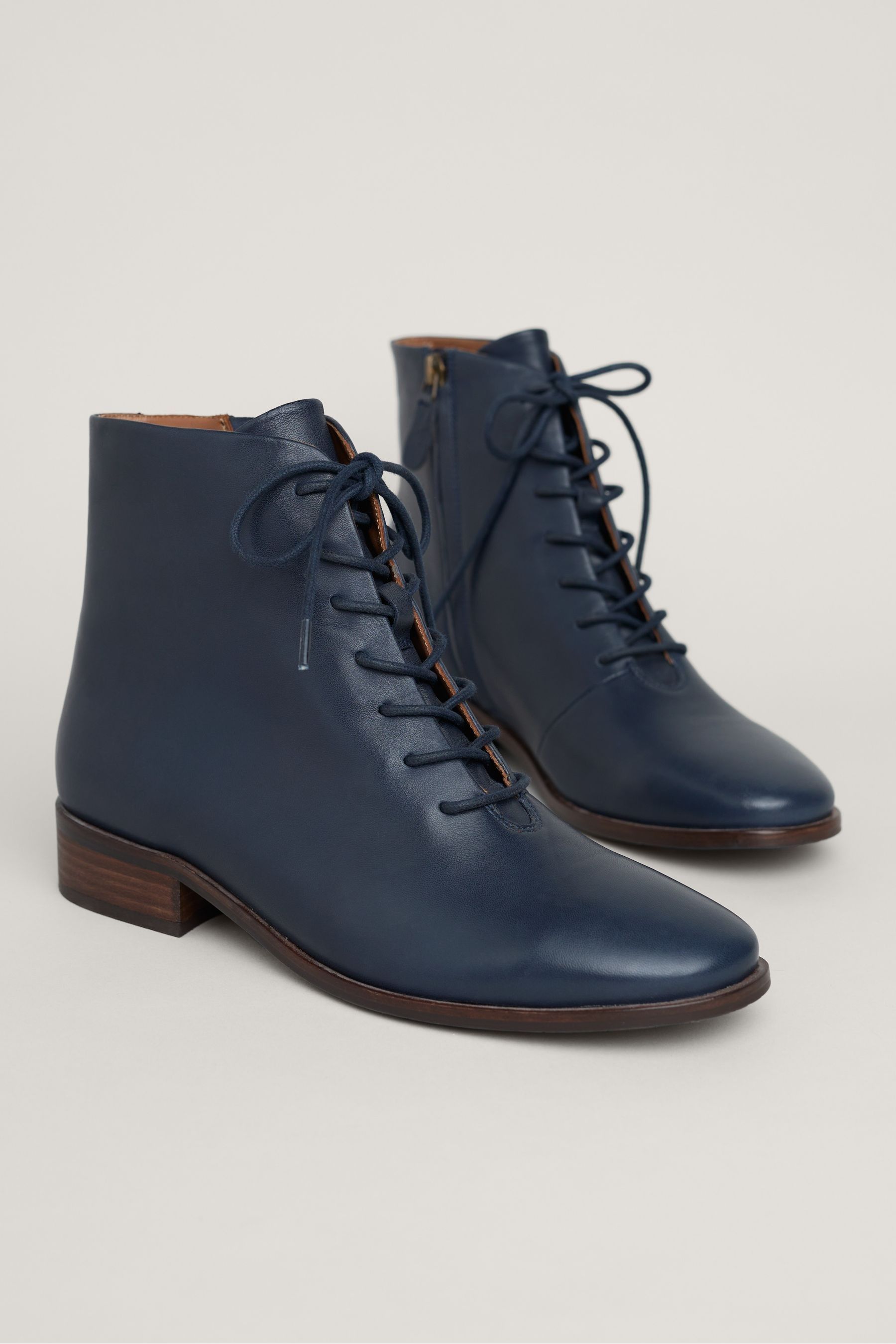 Buy Seasalt Cornwall Blue Oak Grove Leather Boots from Next USA